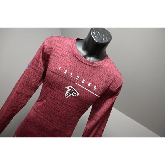 Nike Gym Shirt Dri Fit Atlanta Falcons Long Sleeve Athletic Tee Mens Size Medium - Picture 3 of 11